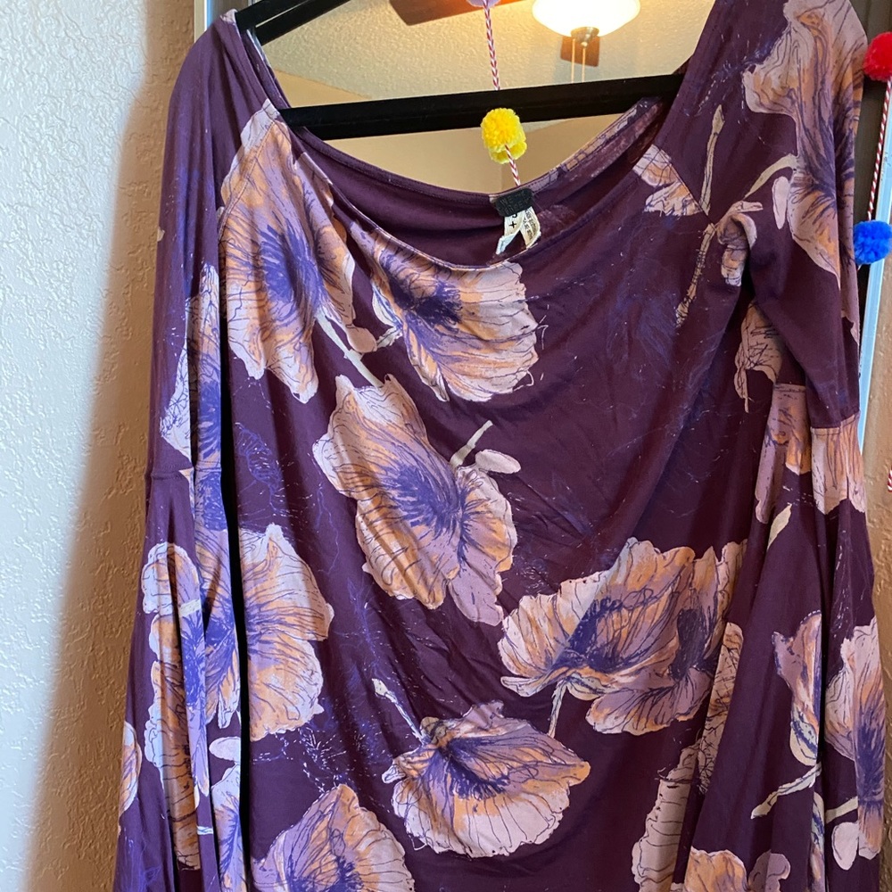 Free people bell off the shoulder top